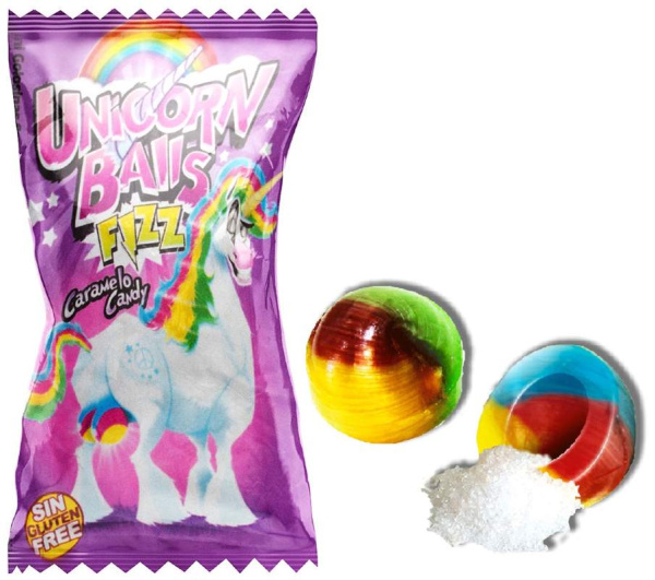 Карамель Леденцовая Fini Unicorn Balls (Яйца Единорога) 5Гр Карамель Леденцовая Fini Unicorn Balls (Яйца Единорога) 5Гр