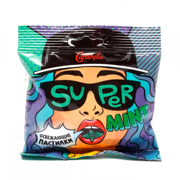 Пастилки Освежающие Super Mint Со Вкусом Мяты 40 Гр Пастилки Освежающие Super Mint Со Вкусом Мяты 40 Гр