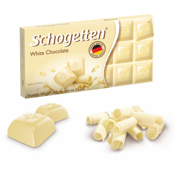 Шоколад Schogetten White 100Гр Шоколад Schogetten White 100Гр