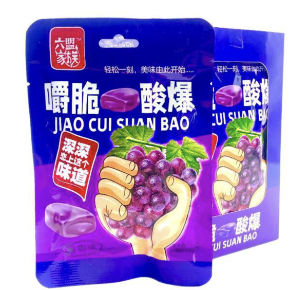 Леденцы Jiao Cui Suan Bao Со Вкусом Винограда (30Г*20 Упак) Леденцы Jiao Cui Suan Bao Со Вкусом Винограда (30Г*20 Упак)