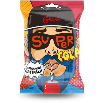 Пастилки Освежающие Super Cola Со Вкусом Колы 40 Гр Пастилки Освежающие Super Cola Со Вкусом Колы 40 Гр