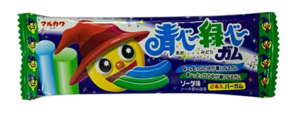 Жев. Рез. Marukawa Со Вкусом Прохладной Соды (Синий И Зеленый Язык) 11,8Гр