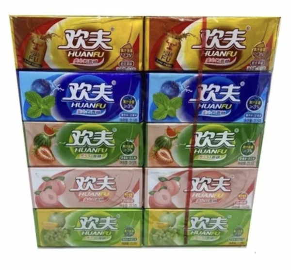 Жевательная Резинка Huanfu Ассорти (40Уп*Блок)