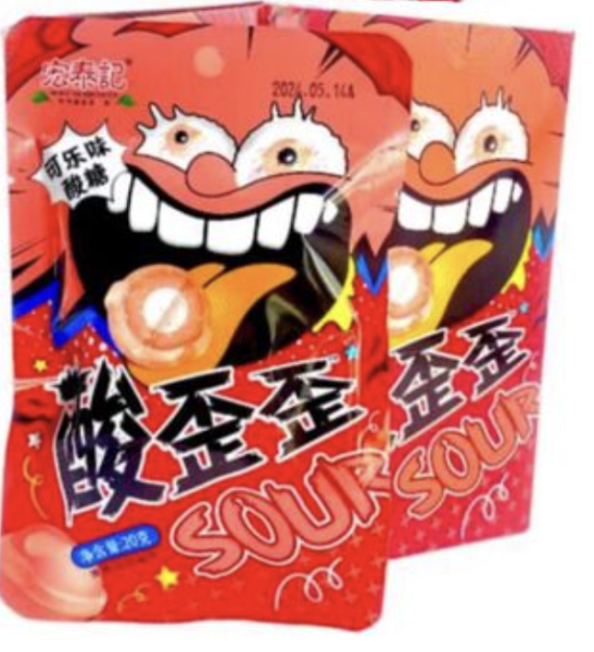 Кислые Конфеты Super Candy Со Вкусом Колы (29Гр*20Шт) Кислые Конфеты Super Candy Со Вкусом Колы (29Гр*20Шт)