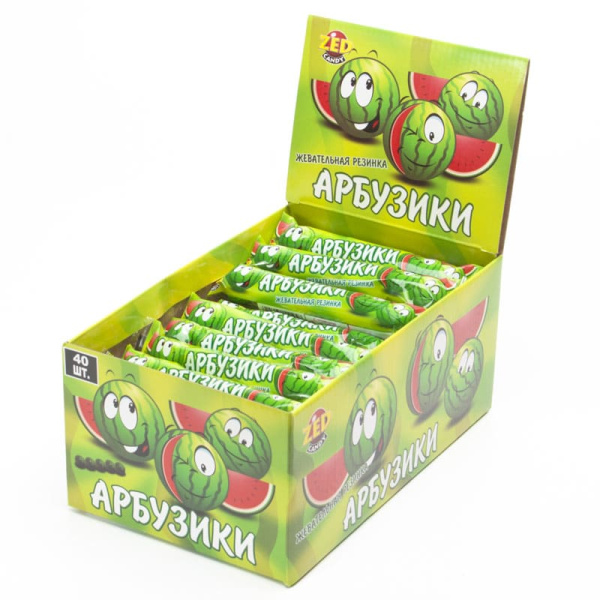 Жевательная Резинка Арбузики 3 Вкуса (20Гр*30Уп)