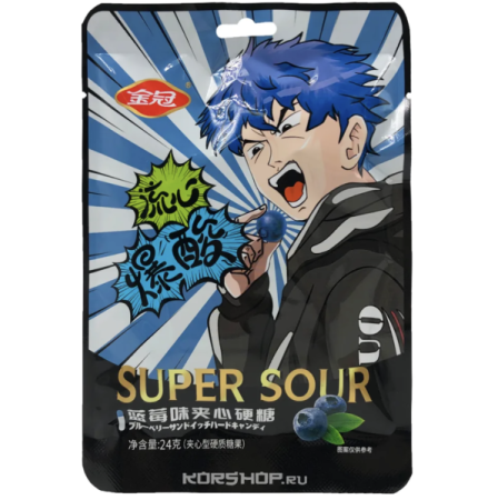 Конфеты Панк Черника (24 Гр*20 Упак)