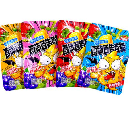 Фруктовая Карамель Angry Lemon Ягодный Микс (27Гр*20Уп)