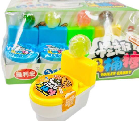 Леденец Унитазик С Сюрпризом Мармелад + Шипучка (20Гр*20Уп)