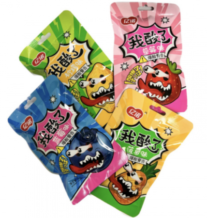 Карамель Yinuo Кислая Фруктовая (25Г*20Уп)