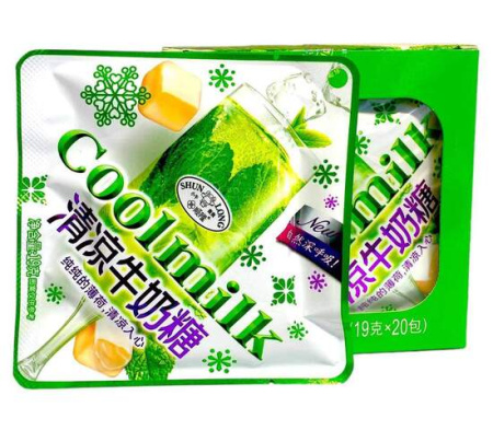 Мягкие Конфеты Coolmilk Со Вкусом Мяты И Сливок (19Гр*20Уп)