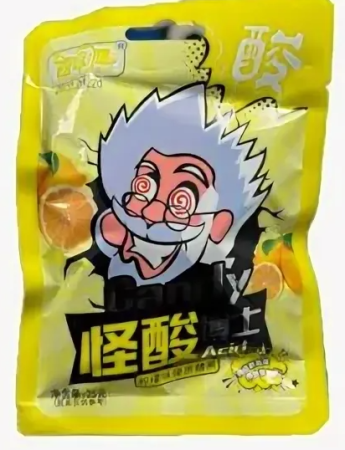 Конфеты Candy Acid Лимон 25Гр